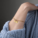 Friendship Bracelet, Initial Bracelet, Gift for Best Friend