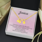 Friendship Bracelet, Initial Bracelet, Gift for Best Friend