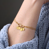 Friendship Bracelet, Initial Bracelet, Gift for Best Friend
