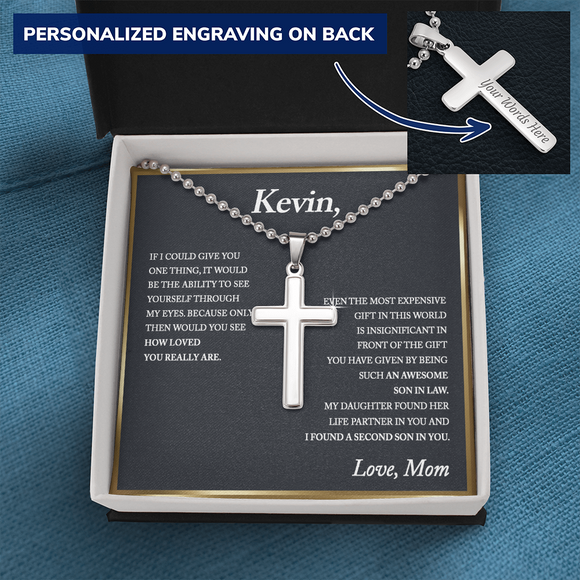 Personalized Son In Law Gift, Son In Law Christmas Gift, Future Son Gift - Ball Chain