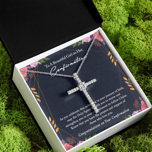 Confirmation Gifts for Girls, Confirmation Cross Necklace