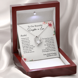 Daughter-In-Law Gift Necklace: Wedding Gift, Jewelry From Mother-In Law & Father In Law