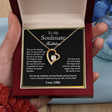 To My Soulmate Forever Love Necklace