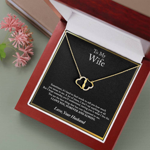 To My Wife Necklace, Anniversary Gift For Wife, Gift for Wife Birthday, Gift For Wife, Necklace for Wife, Christmas Gift For Wife