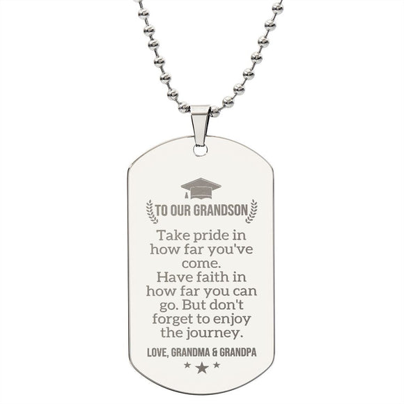 Grandson Graduation Gift from Grandma and Grandpa