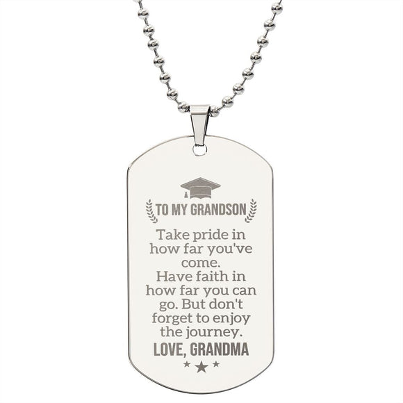 Grandson Graduation Gift from Grandma, Graduation Gift for Grandson from Grandma