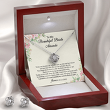 Bride Gift from Groom on Wedding Day Jewelry Set