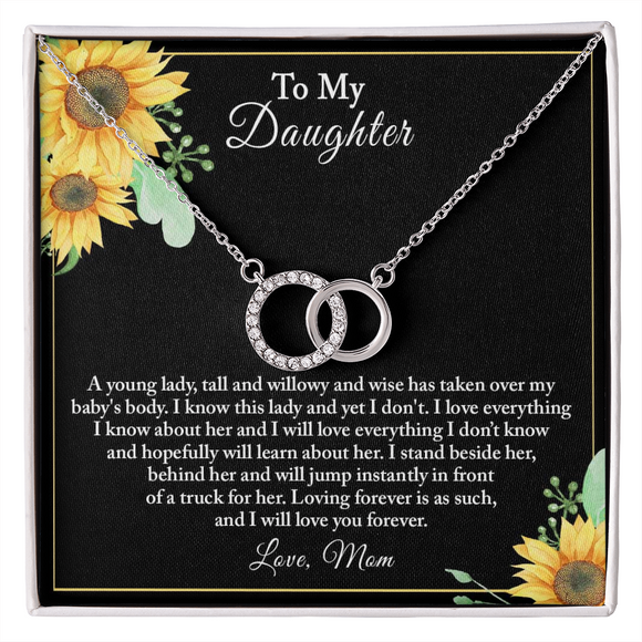 Gift For Daughter From Mom, Mother to Daughter Unbreakable Bond Necklace
