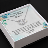 Maid of Honor Thank You Gift From Bride, Maid of Honor Gift Necklace