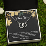 Thank You Gift Necklace