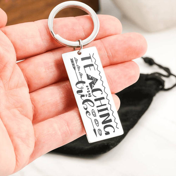 Personalized Teacher Keychain, Thank You Teacher, Teacher Appreciation Gift