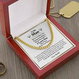 To My Man Promise Necklace Gifts for Him, Romantic Gifts For Him