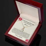 To My Granddaughter on Her Wedding Day, Bride Gift from Grandma, Wedding Gift for Granddaughter from Grandma, Granddaughter Wedding Gift