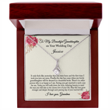 To My Granddaughter on Her Wedding Day, Bride Gift from Grandma, Wedding Gift for Granddaughter from Grandma, Granddaughter Wedding Gift