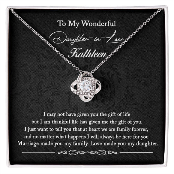 To My Wonderful Daughter In Law Gift, Gift for Daughter In Law, Daughter In Law Wedding Gift, Birthday Gift, Christmas Gifts