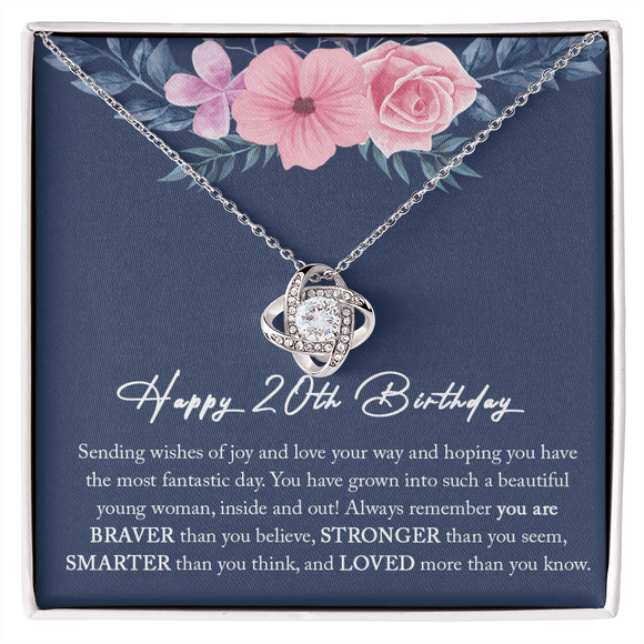 20th Birthday Gift for Her, 20th Birthday Necklace for Best Friend