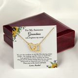Grandma Necklace, Grandma Gifts from Grandson, Grandma Birthday Gift from Granddaughter, Mother's Day Gifts, Christmas Gifts