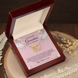Grandmother of the Bride Gift from the Bride, Grandma of the Bride Gift, Wedding Gift for Grandma, Rehearsal Dinner, Joint Hearts Necklace