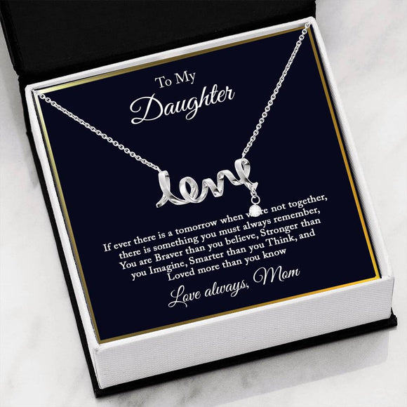 Gift For Daughter From Mom, Daughter Mother Necklace, Daughter Gift From Mom