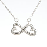 Thank You Gift Necklace: Friendship, Thank You Gift for Her, Infinity Hearts