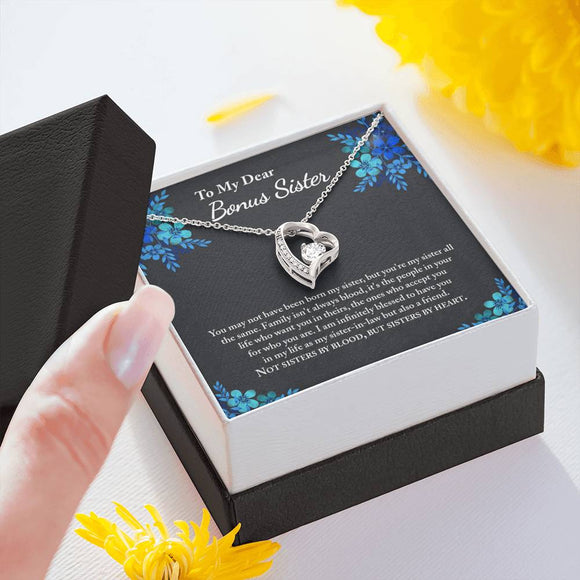Bonus Sister Gift, Sister in Law Gift, Sister of the Groom - Forever Love