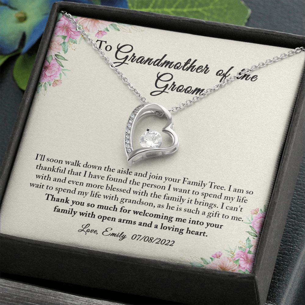Grandmother of the Groom Gift from Bride, Grandma of the Groom Wedding Gift, Grandmother of the Groom Necklace