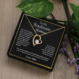 To My Soulmate Forever Love Necklace