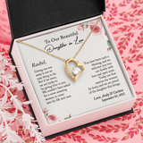 Daughter-In-Law Gift Necklace: Wedding Gift, Jewelry From Mother-In Law & Father In Law