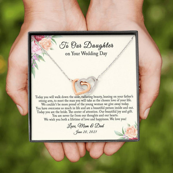 Wedding Gift for Daughter from Parents, Bride Wedding Day Gift from Parents
