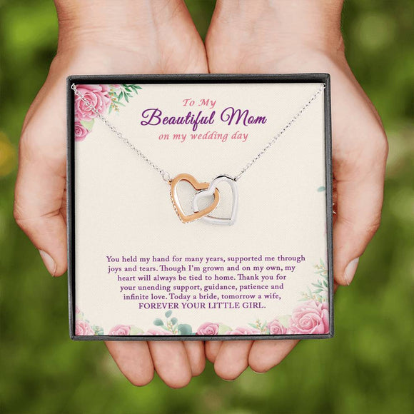 Mother of the Bride Gift From Daughter, Mom Wedding Gift From Bride, Gift From Bride To Mom, Mother of the Bride Necklace From Bride