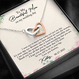 Mother of the Bride Necklace from Bride, Wedding Necklace from Daughter, Mother of the Bride Gift