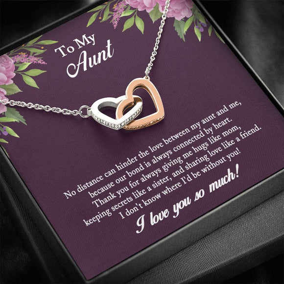 To My Aunt Necklace, Aunt Necklace, Aunt Jewelry