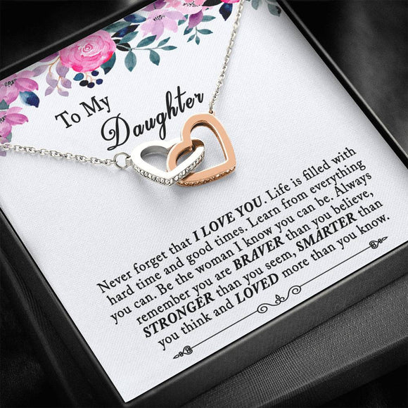 Gift For Daughter From Dad, Graduation Gift For Daughter, Daughter Necklace, Daughter Gift From Mom and Dad