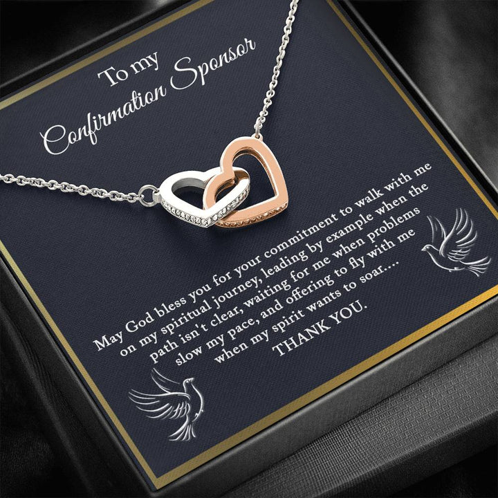 Confirmation Sponsor Gift for Women Sponsor Confirmation Necklace
