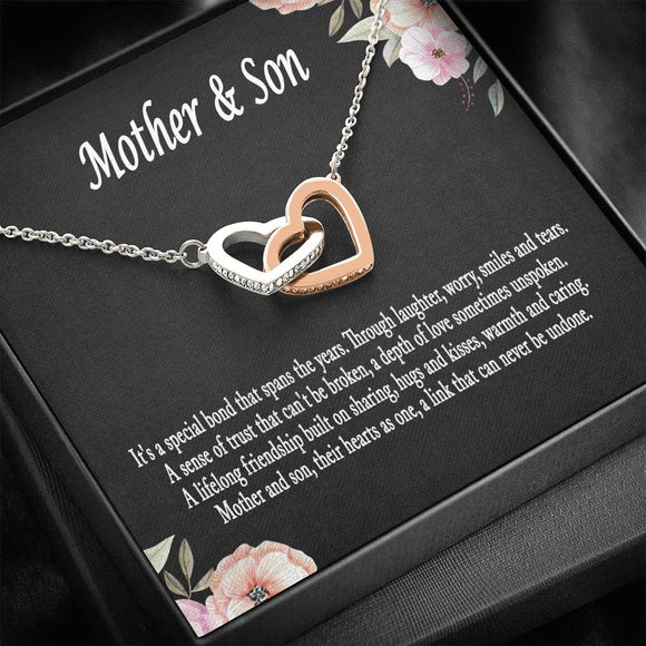 Mother and Son Necklace, Mom Gift, Mother's Day Gift from Son