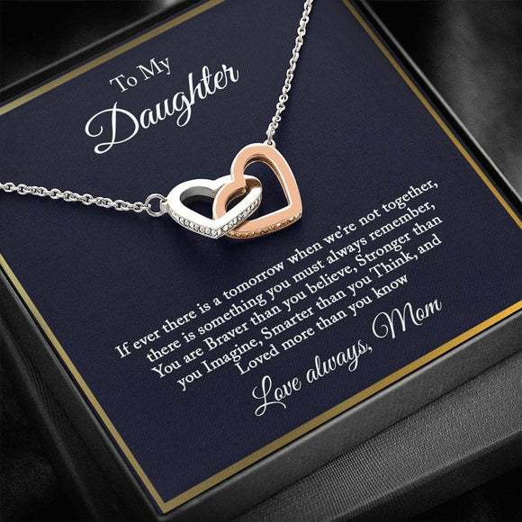 Gift For Daughter From Mom, Daughter Gift From Mom, Daughter Mother Necklace