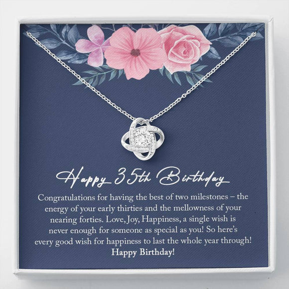 35th Birthday Gift Necklace, 35th Birthday Gift for Women, 35th Birthday Gift for Her