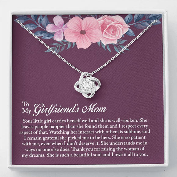 Girlfriend Mom Necklace, Girlfriend Mom's Gift, Gift for Girlfriend's Mother