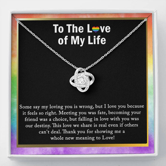 Lesbian Couple Love Necklace, LGBT Gift Necklace, Anniversary Gifts for Her