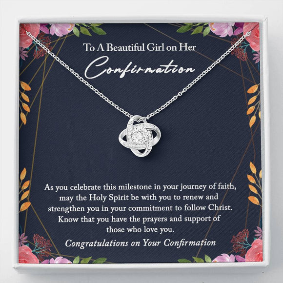 Confirmation Gifts for Girls, Confirmation Necklace, Holy Confirmation For Girls, Christian Faith, Gift from Godparent