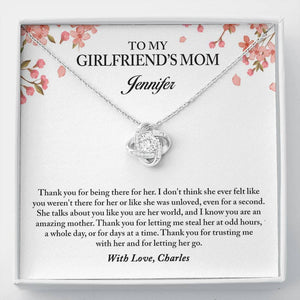 Girlfriend Mom Necklace, Girlfriend Mom's Gift, Gift for Girlfriend's Mother