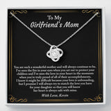 Girlfriend Mom Necklace, Girlfriend Mom's Gift, Gift for Girlfriend's Mother