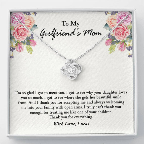 Girlfriend Mom Necklace, Girlfriend Mom's Gift, Gift for Girlfriend's Mother