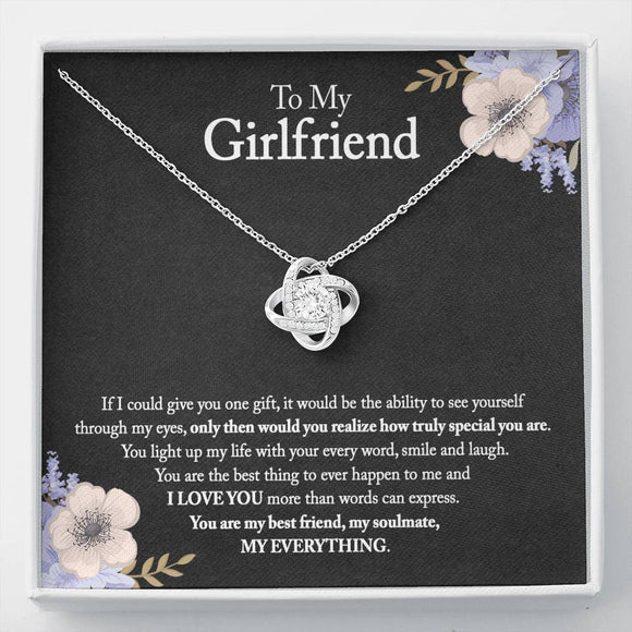 To My Girlfriend Necklace, Necklace For Girlfriend, Birthday Gift For Girlfriend