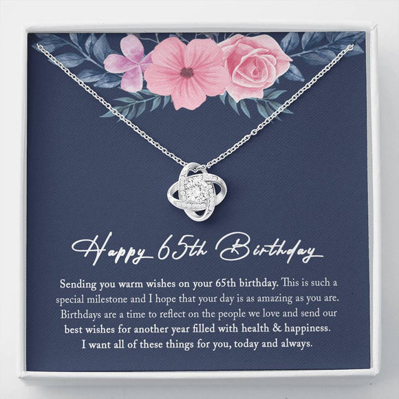 65th Birthday Gift for Women, 65 Year Old Birthday Gift, 65th Birthday Necklace