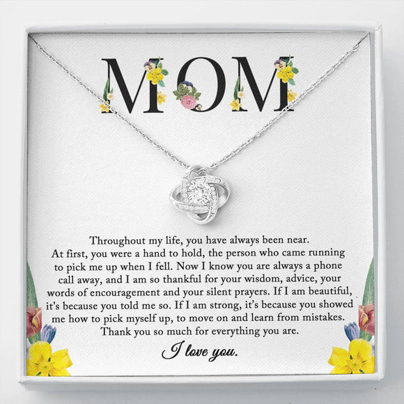 Mother's Day Necklace, To My Mom Necklace, Mothers Day Gift From Daughter, Sentimental Gifts For Mom, Mom Necklace, Thank You Mom