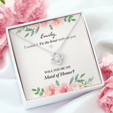 Personalized Maid of Honor Proposal Gift, Will You Be My Maid of Honor Gift
