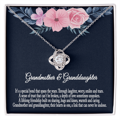Grandmother & Granddaughter Necklace, Grandma Gift, Grandmother Jewelry