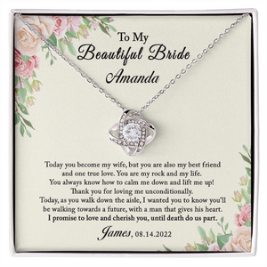To My Beautiful Bride, Bride Gift from Groom