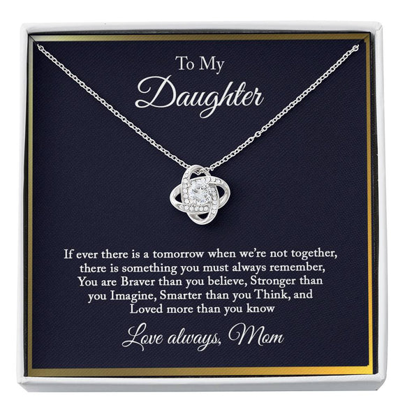 Gift For Daughter From Mom, Daughter Mother Necklace, Daughter Gift From Mom